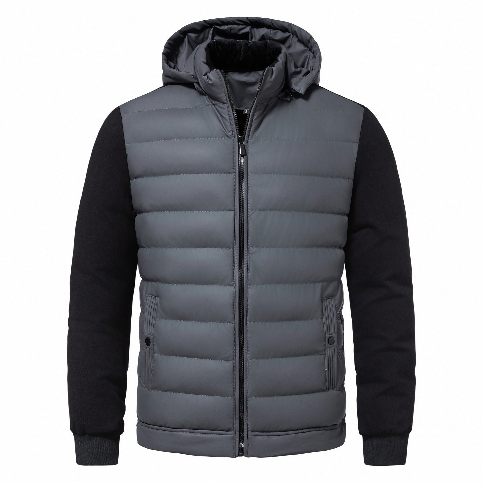 Winter New Men's Loose All-matching Casual Hooded Coat