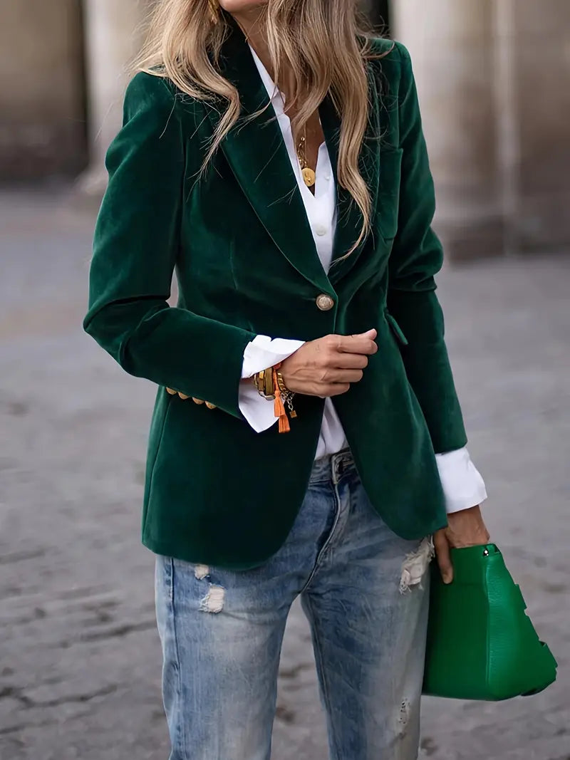 Valerie | Fluwelen Blazer