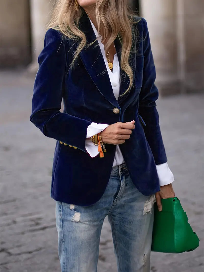 Valerie | Fluwelen Blazer