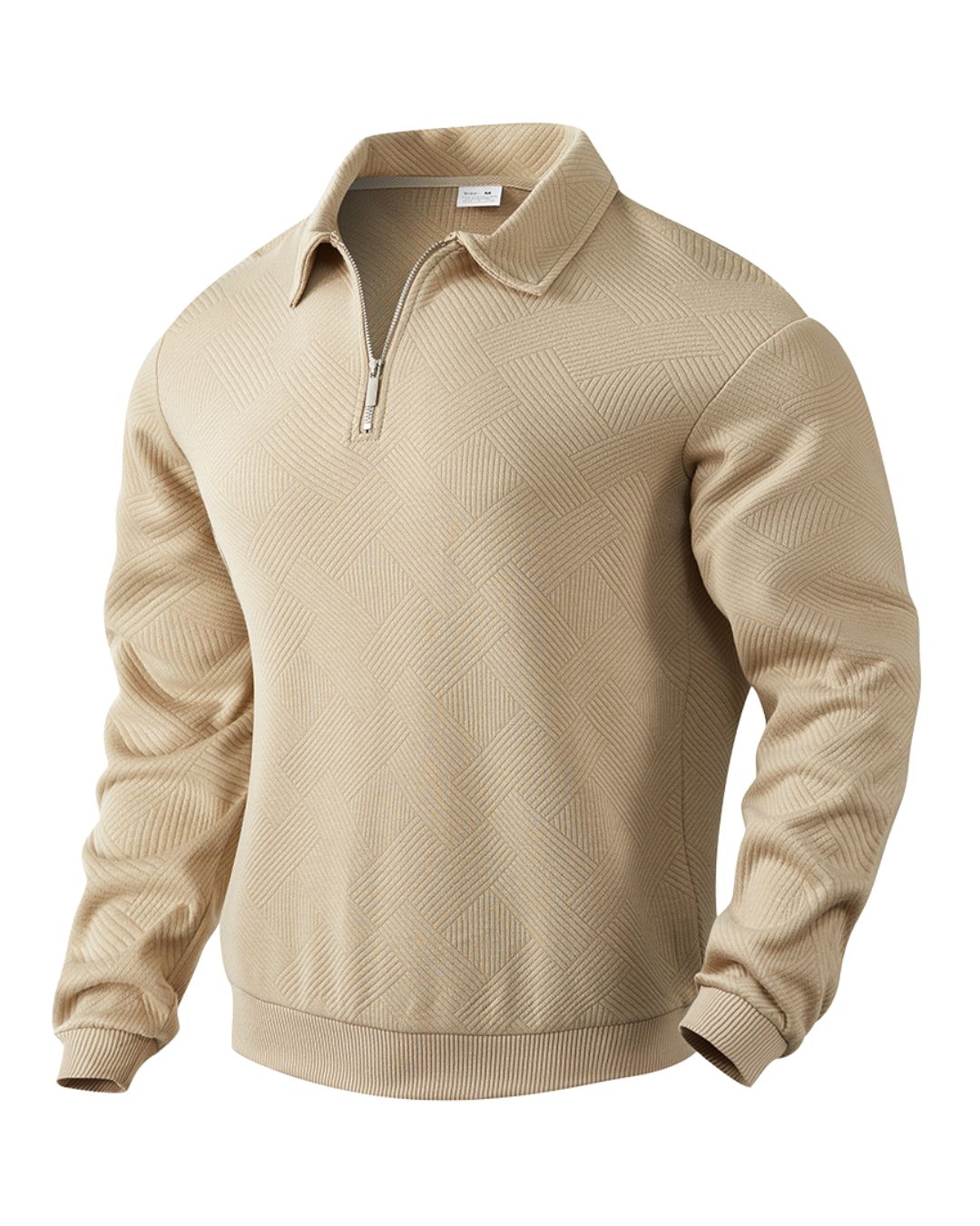 Heavy-Duty Polo Sweater