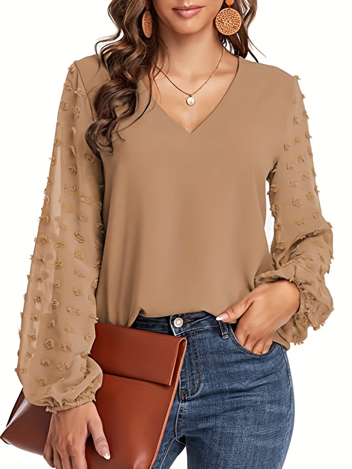 Wilma | Blouse met Luchtige Mouwen