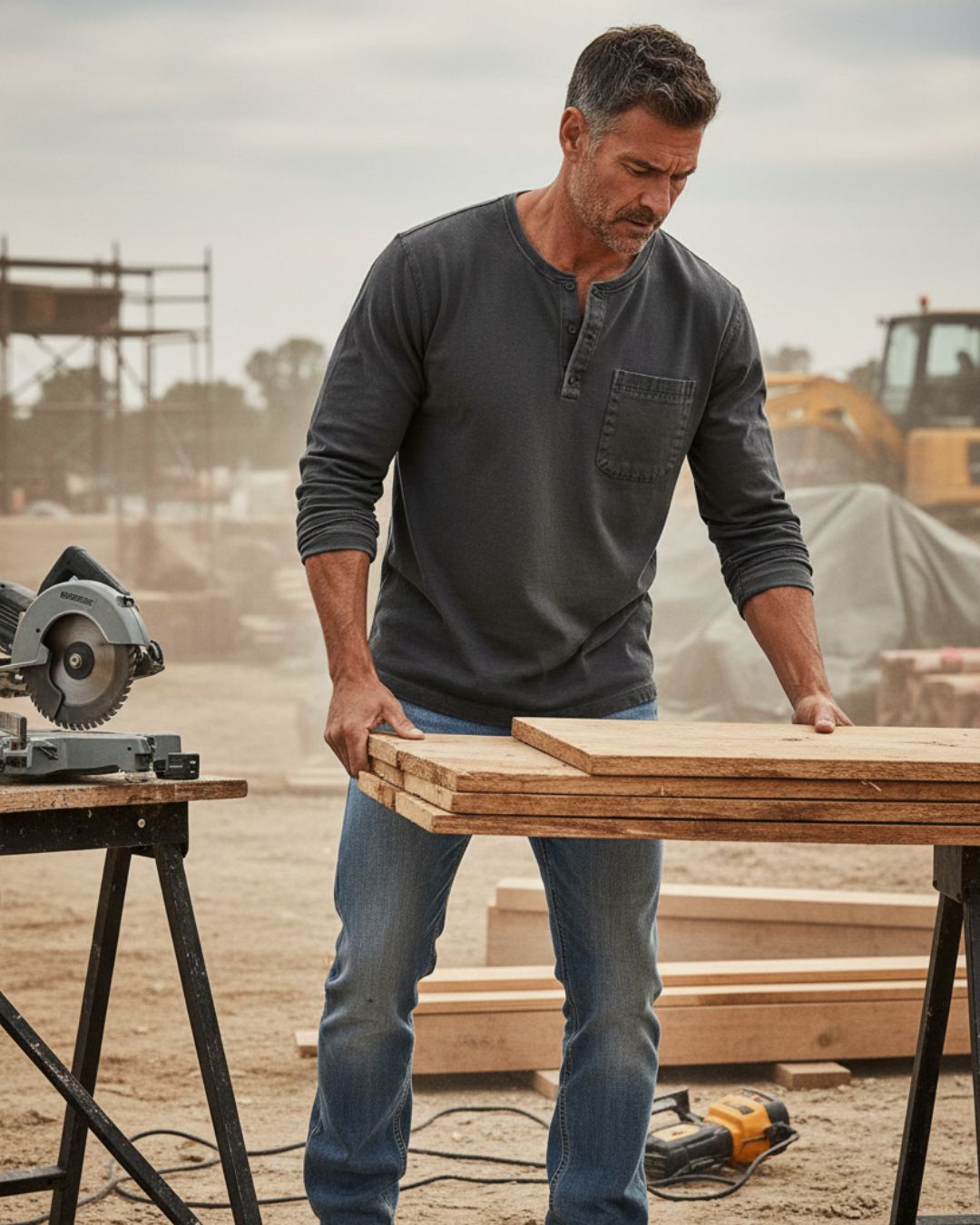 Essential Long Sleeve Henley