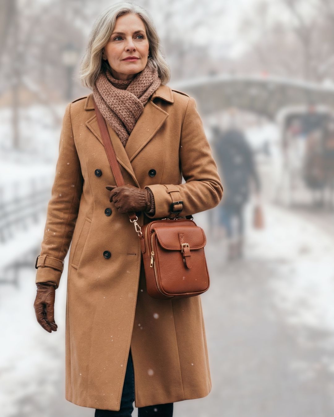 Secure Vegan Crossbody Handbag