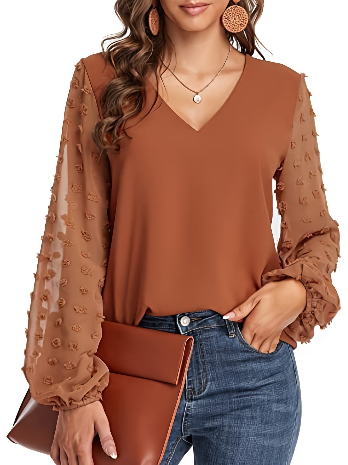 Wilma | Blouse met Luchtige Mouwen