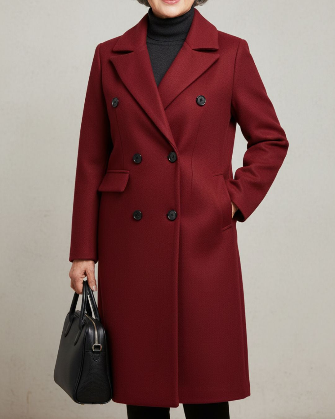 Classic Double-Breasted Coat