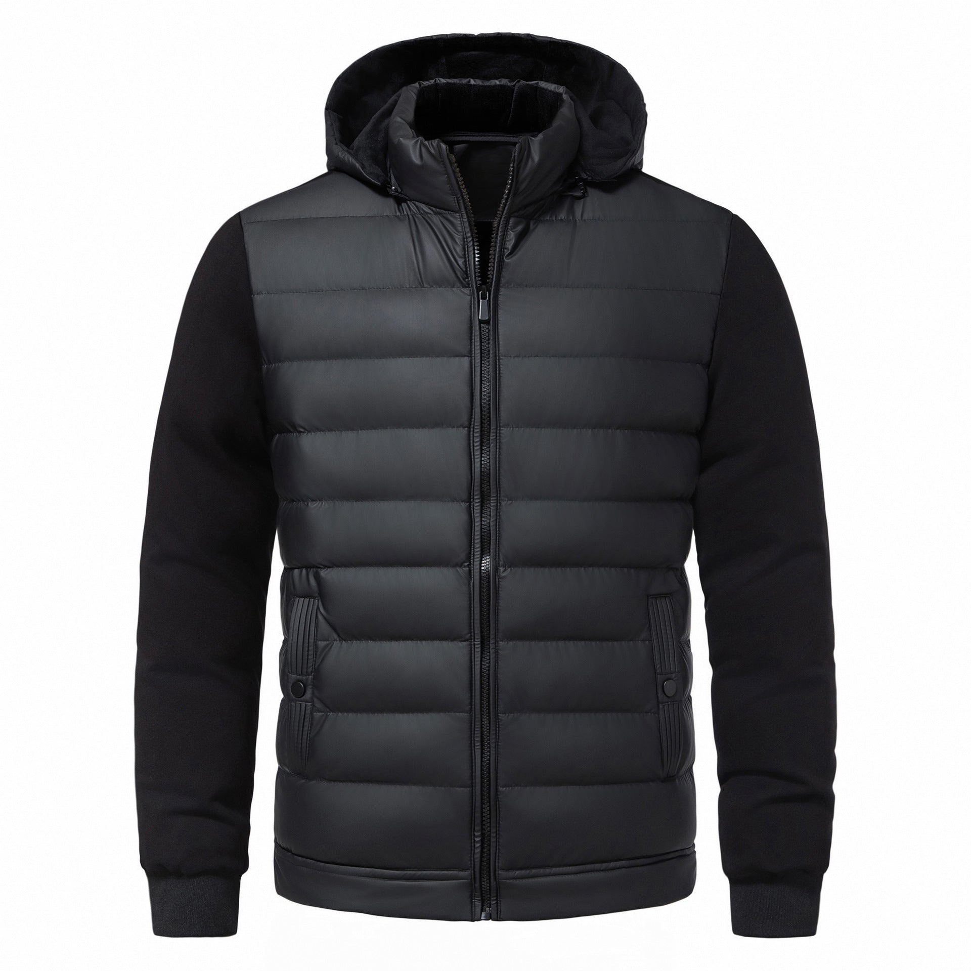 Winter New Men's Loose All-matching Casual Hooded Coat