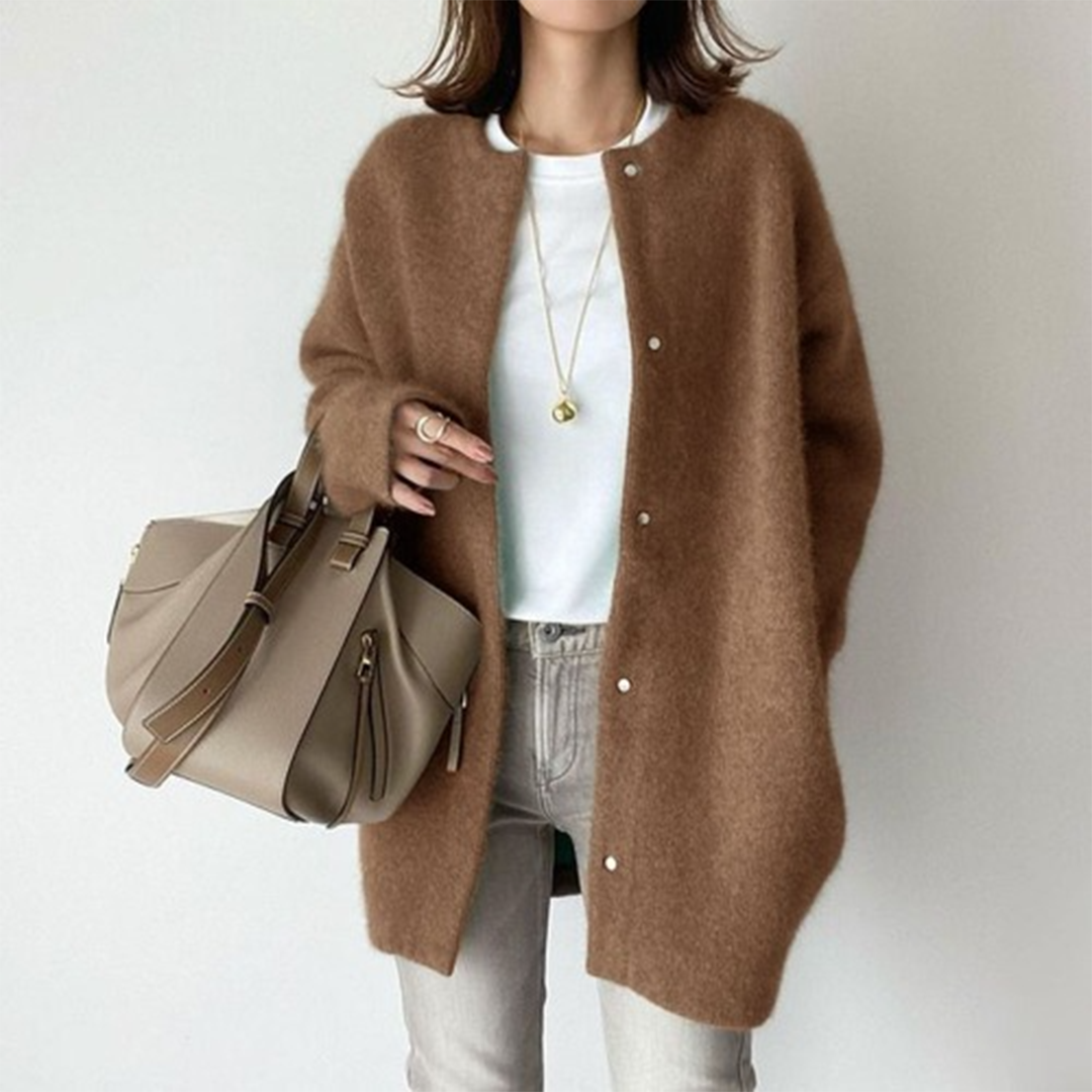 Fenna | Zachte Lange Cardigan