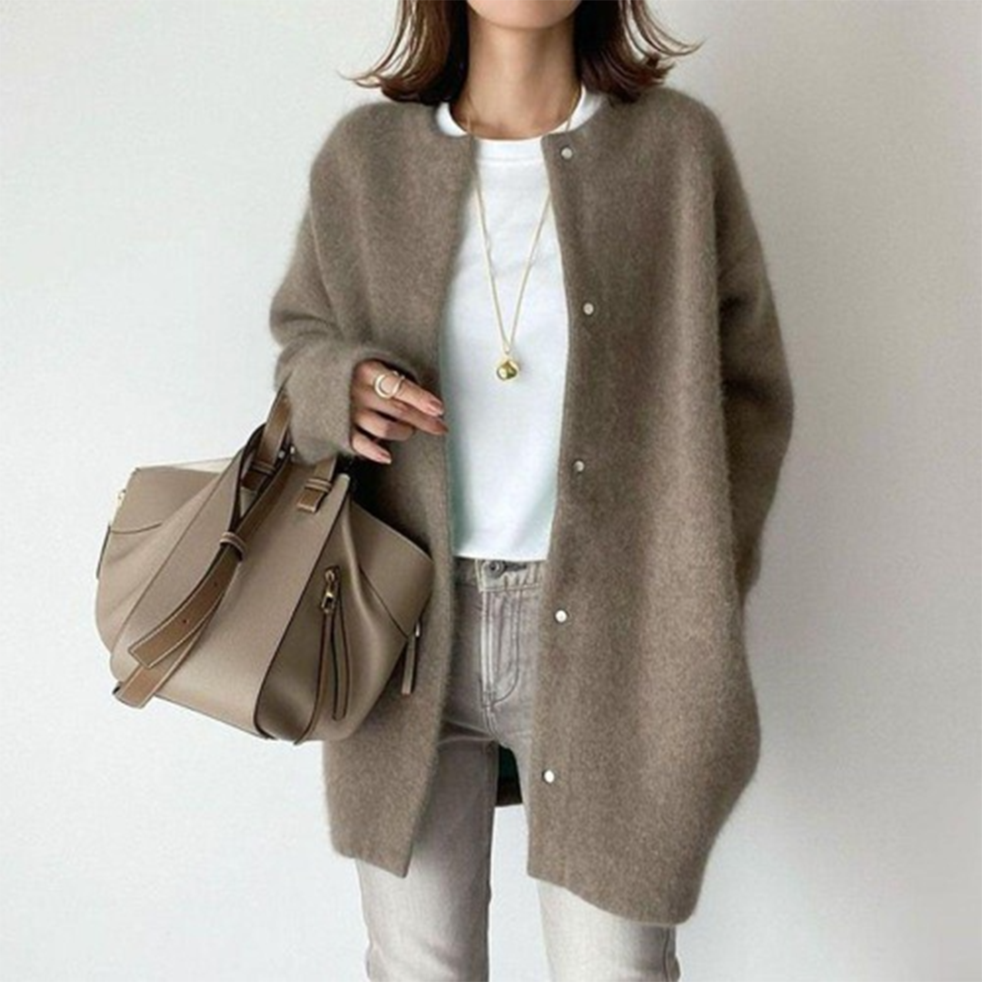 Fenna | Zachte Lange Cardigan