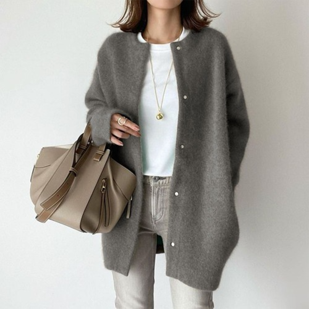 Fenna | Zachte Lange Cardigan