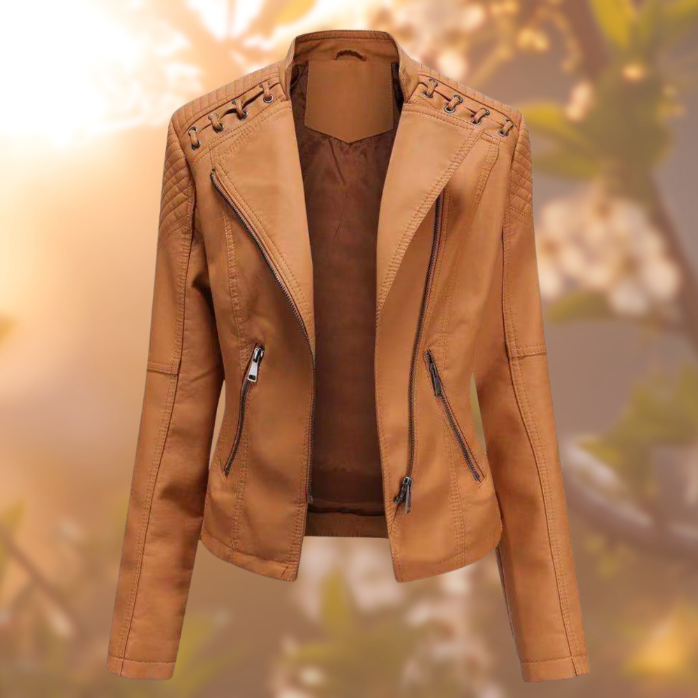 Miriam | Elegante Leren Jas