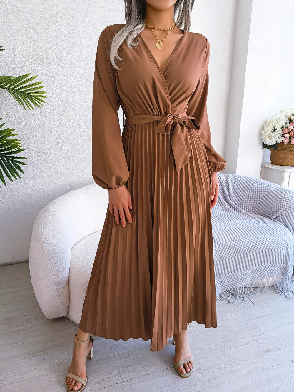 Thea | Elegante Plissé Jurk