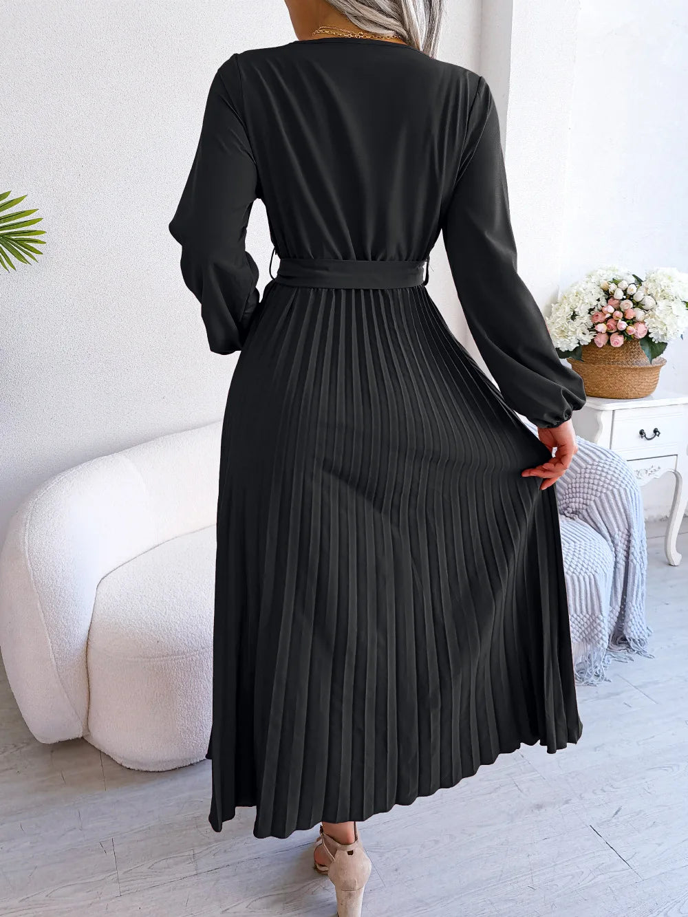Thea | Elegante Plissé Jurk