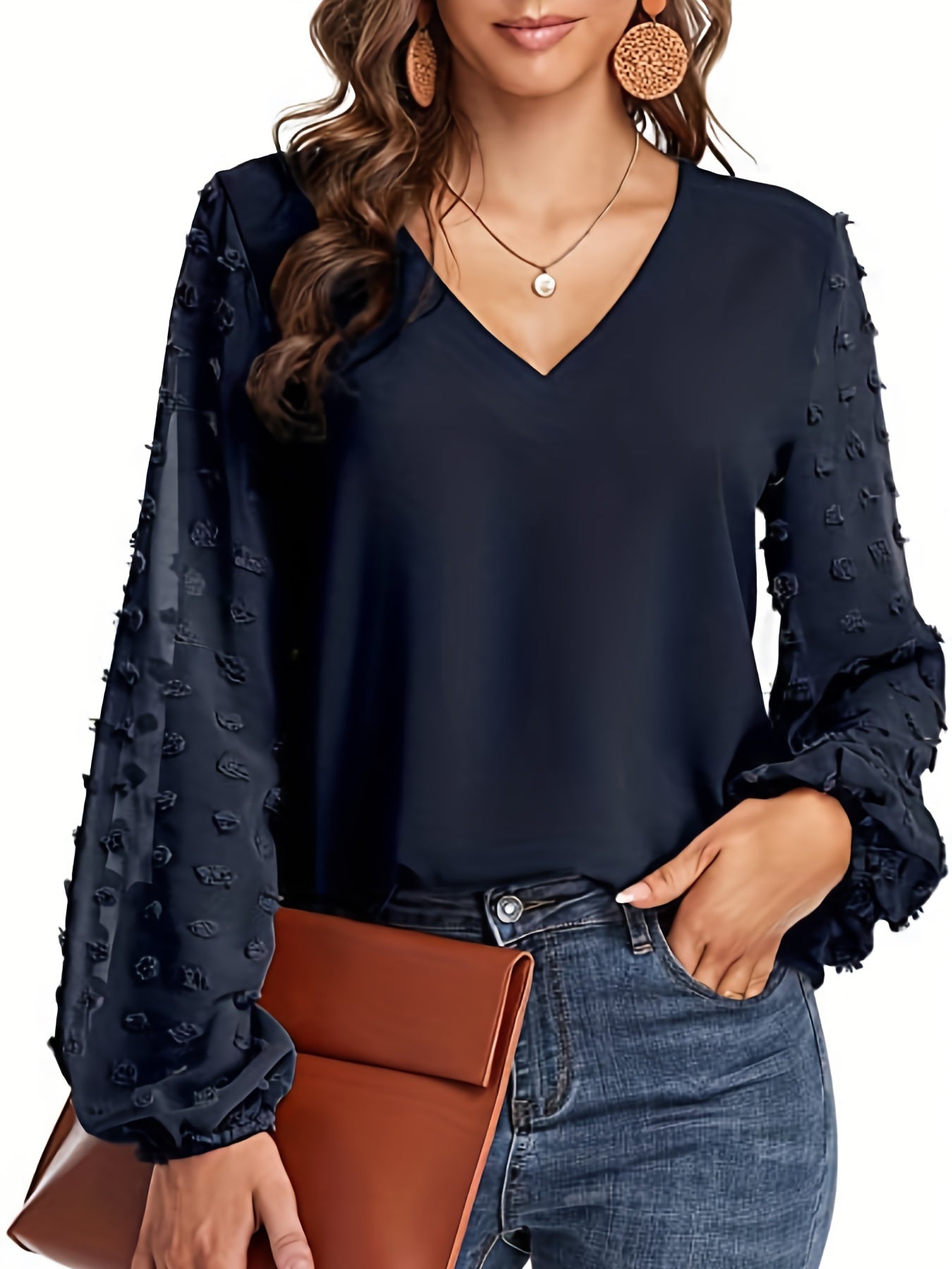 Wilma | Blouse met Luchtige Mouwen