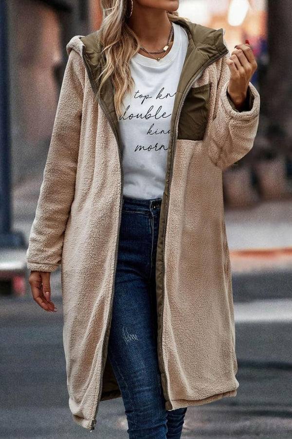 Reversible Sherpa-Lined Puffer Coat