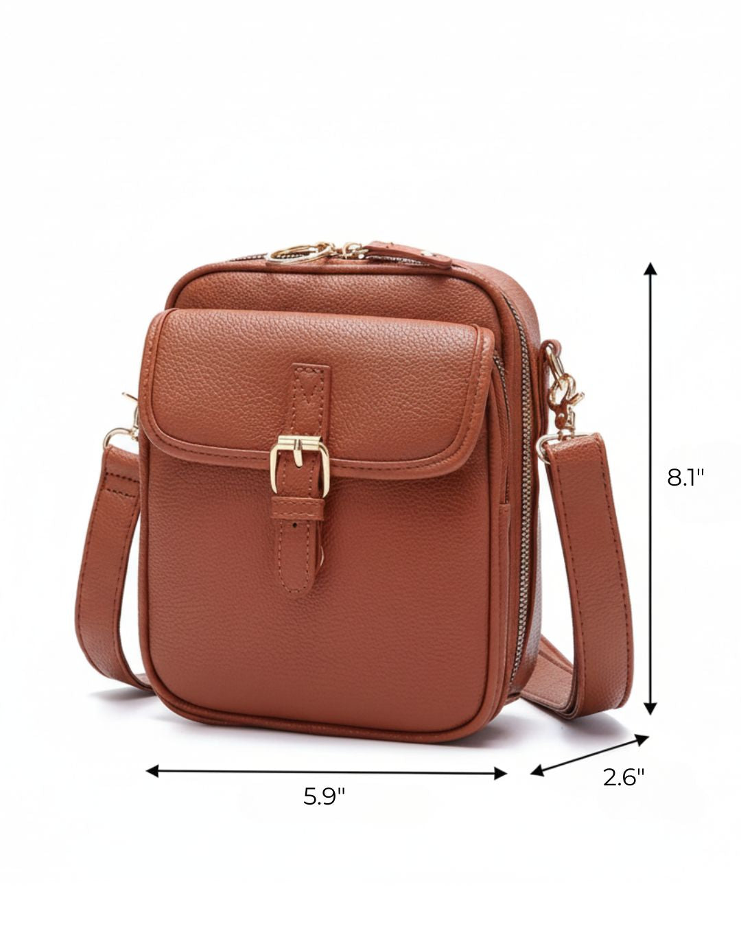 Secure Vegan Crossbody Handbag