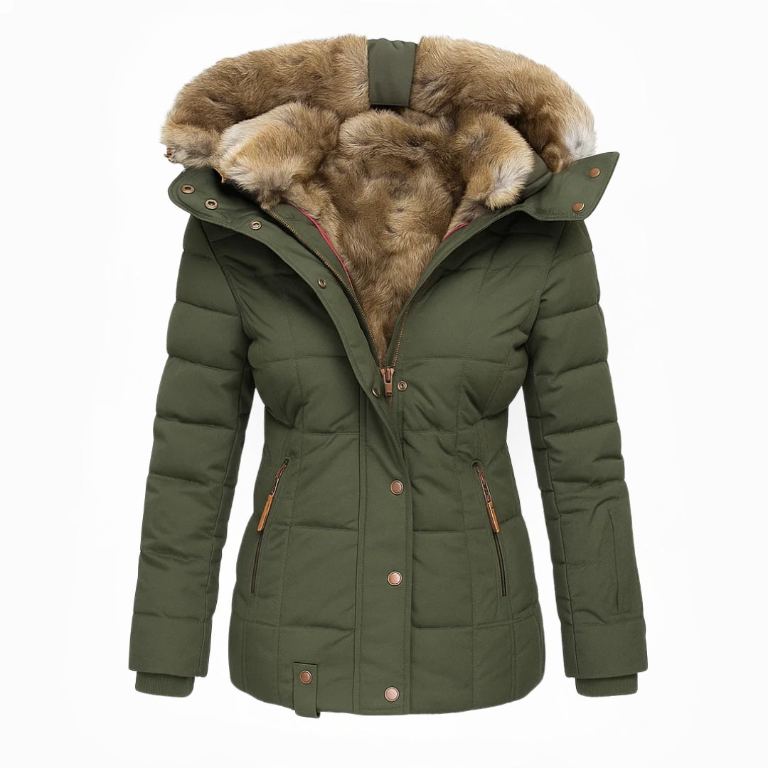 Faux Fur Lined Winter Parka