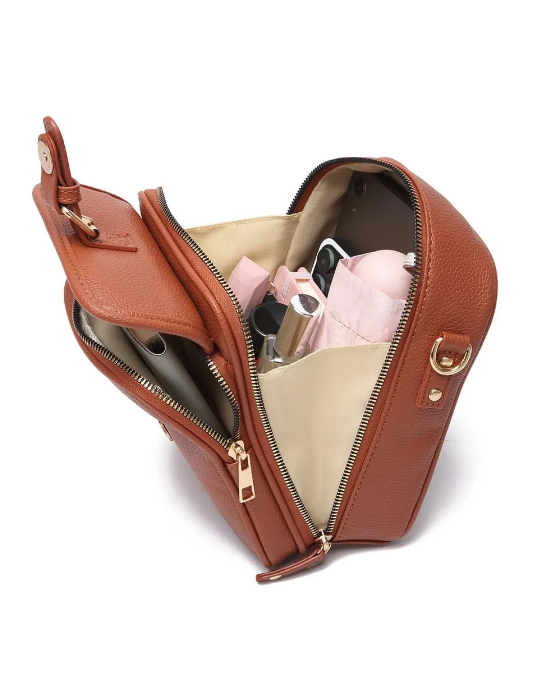 Secure Vegan Crossbody Handbag