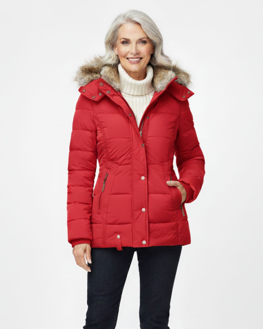 Fur Hooded Puffer Jacket