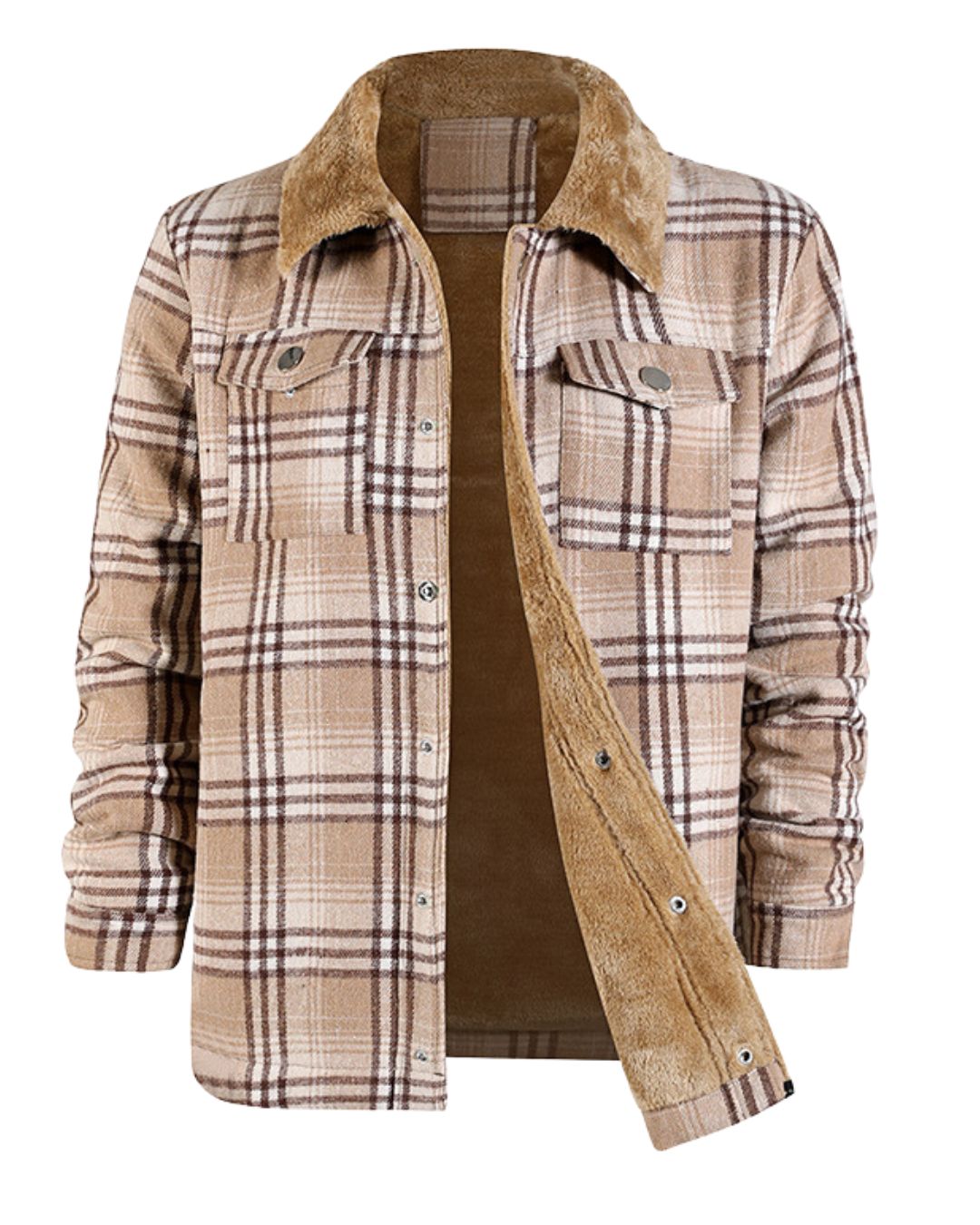 Fleece Lined Flannel Jacket