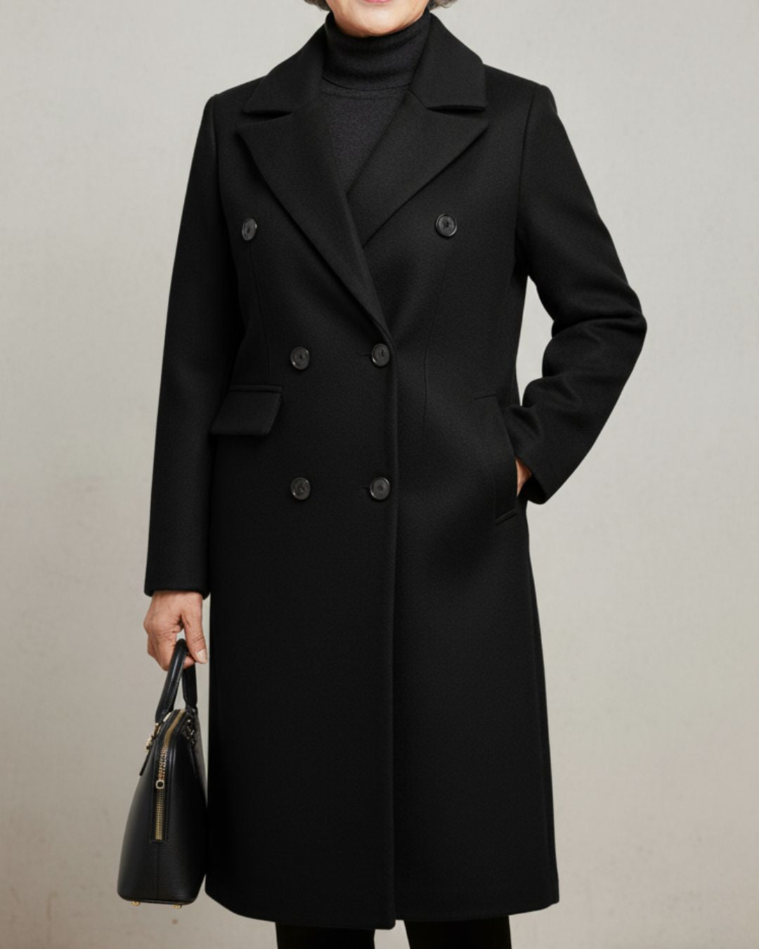 Classic Double-Breasted Coat