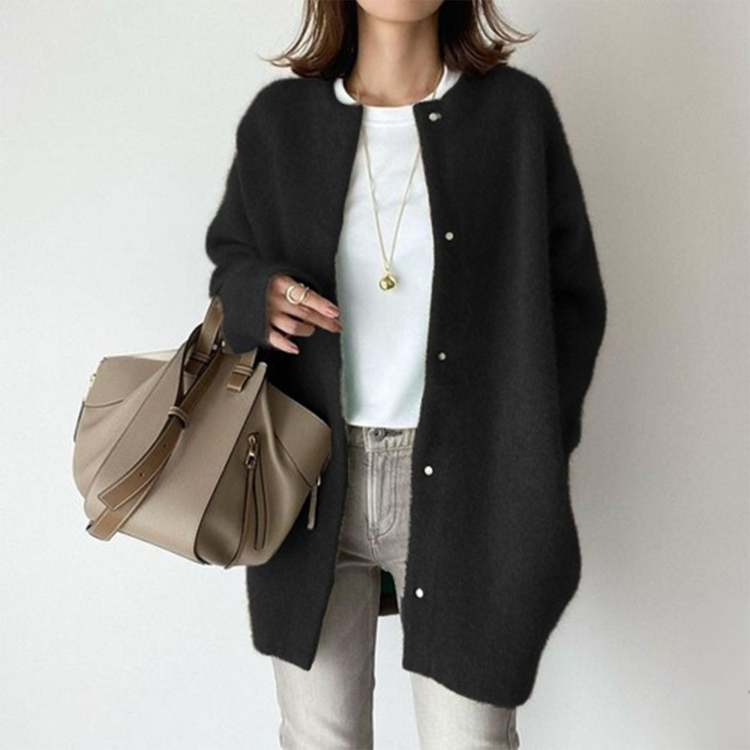 Fenna | Zachte Lange Cardigan