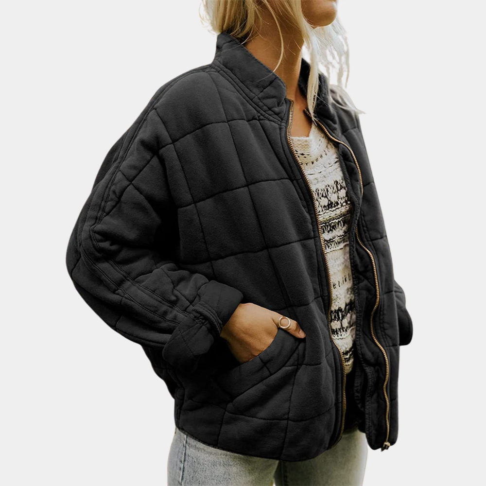 Corina | Stijlvolle Winterjas Met Rits