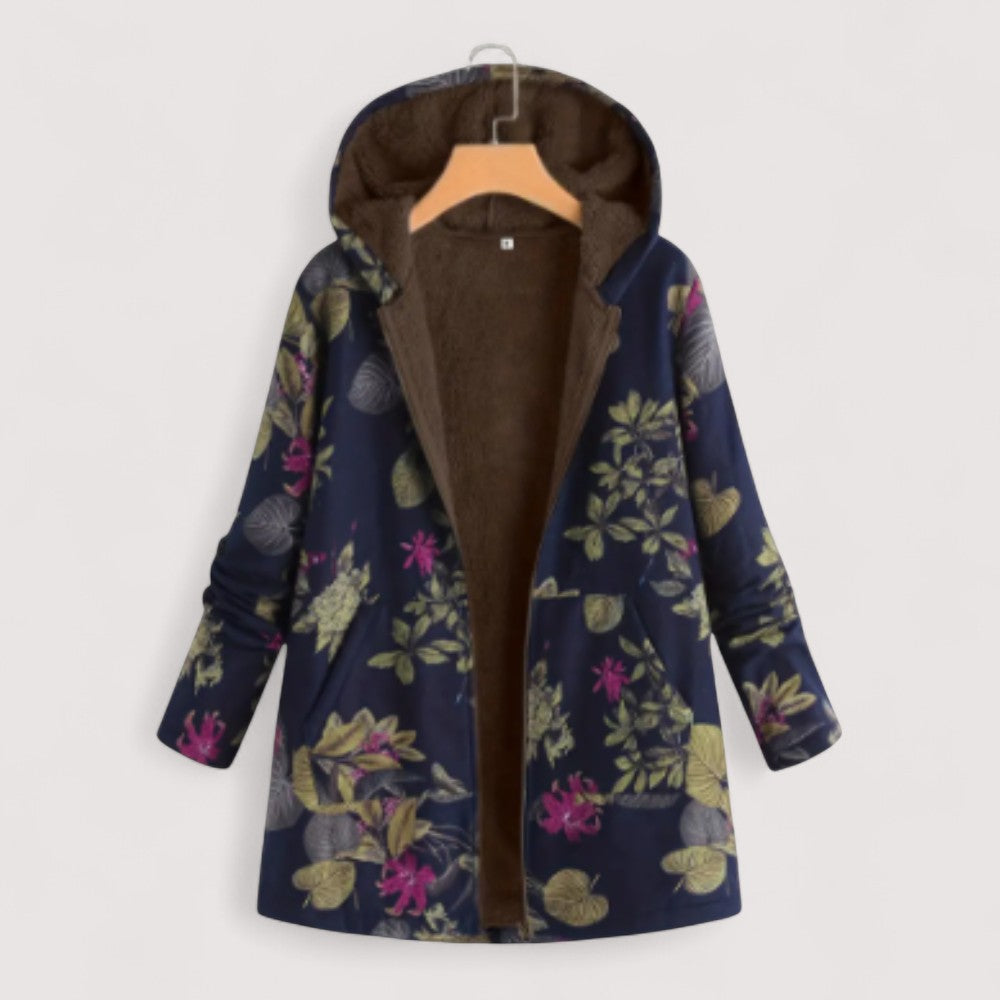 Noor | Warme Jas met Fleecevoering en Print