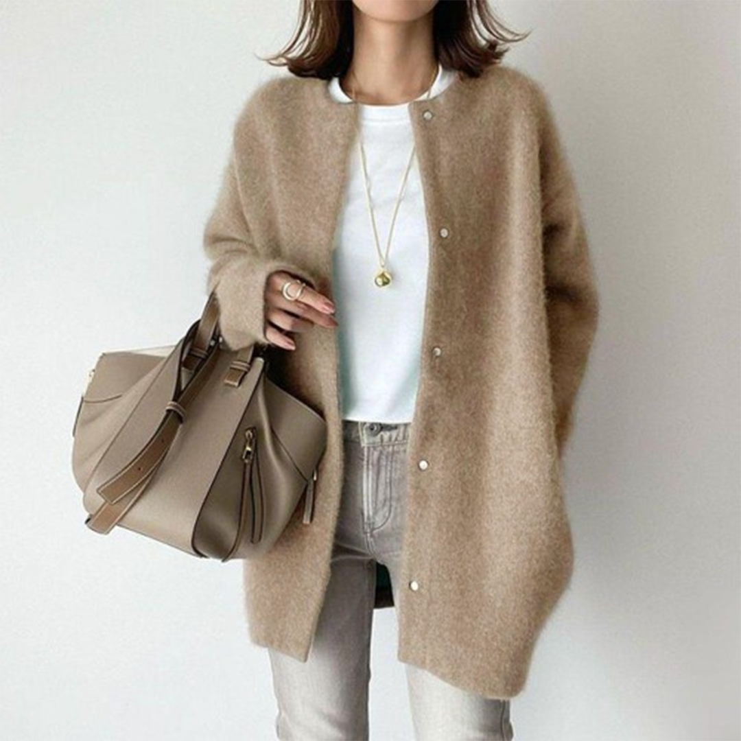 Fenna | Zachte Lange Cardigan