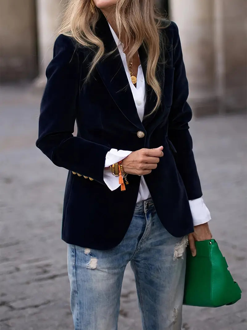 Valerie | Fluwelen Blazer